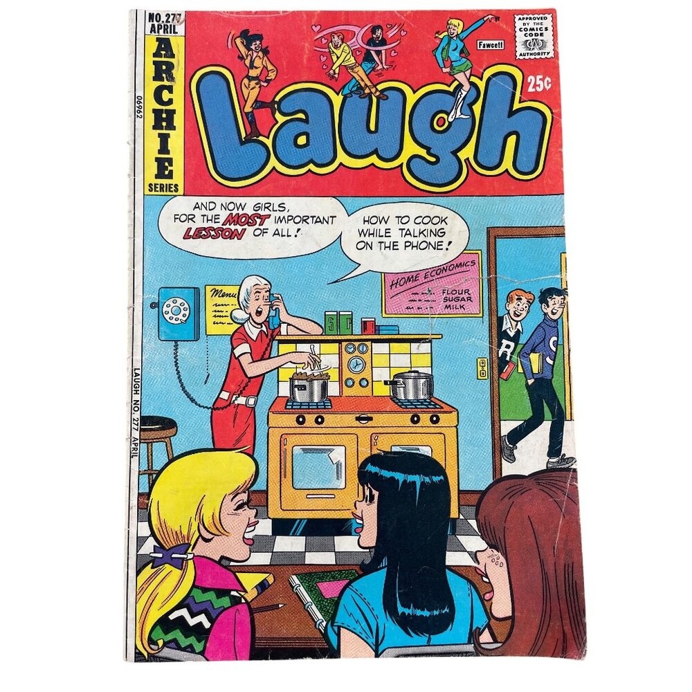 Archie Series Laugh #277 April 1974 Comic Vintage Fawcett Humor Bagged Boarded